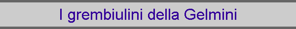 I grembiulini della Gelmini