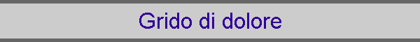 Grido di dolore